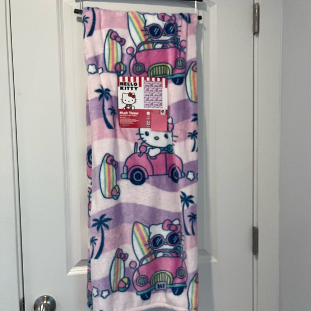 Hello kitty car blanket